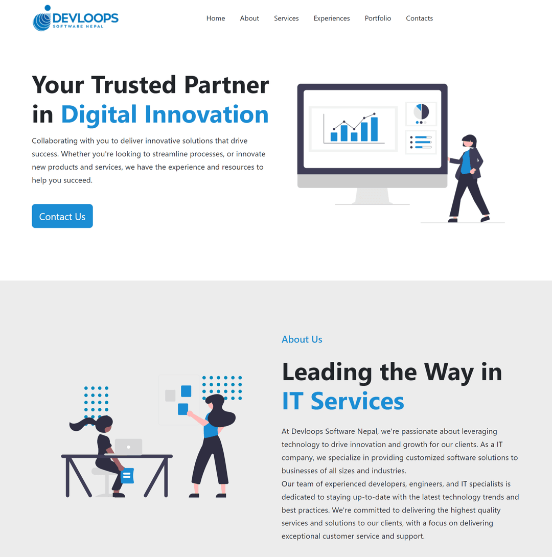 Image of Devloops.com.